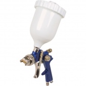 Пневмопистолет лакокрасочный Miol HVLP с верхним баком 1,4 мм синий Арт.80-828