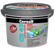 Шов высокопрочный эластичный цветной Ceresit CE 43 до 20 мм серый 2 кг