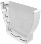 Заглушка желоба DEVOREX ELEGANCE 140 А Правая белый