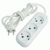 Удлинитель Makel 3х5 м без заземления белый Арт.(MGP124)