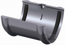 Соединитель желоба ТехноНИКОЛЬ 125 серый