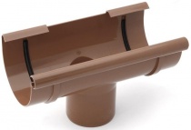 Воронка желоба BRYZA 63-042 150/110 мм коричневый