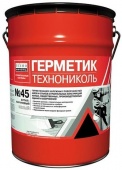 Герметик бутил-каучуковый ТехноНИКОЛЬ №45 белый, ведро 16 кг