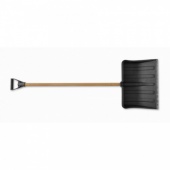 Лопата для снега пластиковая с металлической планкой 320х420 мм Арт.(70-886)