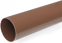 Труба водосточная BRYZA 63-122 110 мм/3 м коричневый
