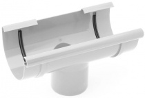 Воронка желоба BRYZA 62-041 125/90 мм белый