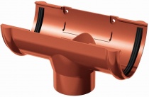 Воронка желоба ТехноНИКОЛЬ 125/82 мм красный