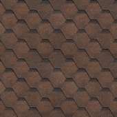 Черепица гибкая Shinglas Финская коричневый уп. 3 м2