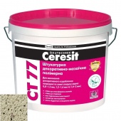 Штукатурка декоративная полимерная Ceresit CT 77 "мозаичная" 0,8-1,2 мм цвет 15D 14 кг