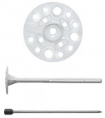 Дюбель AMEX для термоизоляции с металл стержнем и термоголовкой 10х180 200 шт