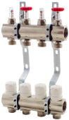 Коллектор с расходомерами FADO 1х3/4 8 выходов Арт.(KRV08)