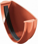 Заглушка желоба ТехноНИКОЛЬ 125 мм красный