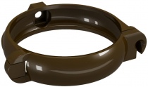 Хомут крепления трубы DEVOREX CLASSIC d.80 коричневый