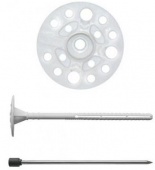 Дюбель AMEX для термоизоляции с металл стержнем и термоголовкой 10х120 300 шт