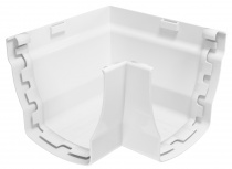 Угол желоба DEVOREX ELEGANCE 140 90° А Внутренний белый