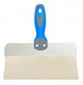 Шпатель Favorit 150 мм стальной с нержавеющим покрытием двухкомпонентная ручка Арт.05-560