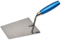 Кельма четырехугольная Favorit 180х120 мм стальная с нержавеющим покрытием Арт.06-147