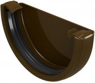 Заглушка желоба DEVOREX CLASSIC 120 коричневый