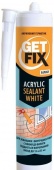 Герметик акриловый GETFIX белый 280 мл. Арт.(12-250)