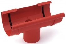 Воронка желоба BRYZA 62-043 125/90 мм красная