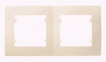 Рамка Makel 2-постовая крем Арт.(32010702)