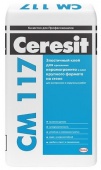 Клей для плитки эластичный Ceresit CM 117 25 кг