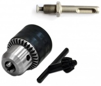 Набор Spitce патрон 1,5–13 мм резьба 1/2-20 с ключом и переходником SDS+ Арт.22-620