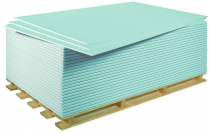 Гипсокартон влагостойкий KNAUF ГКЛВ 12,5х1200х2500 мм